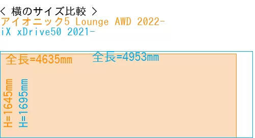 #アイオニック5 Lounge AWD 2022- + iX xDrive50 2021-